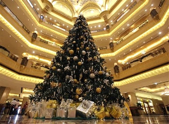Gold Christmas in Abu Dhabi